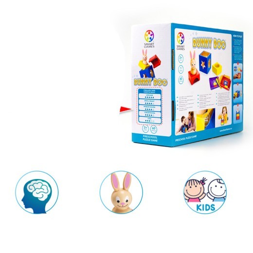 The Bunny Magic Box Puzzle is a wooden educational toy that promotes parent-child interaction while helping children develop problem-solving skills, hand-eye coordination, and creativity. Perfect for young learners, this fun and colorful puzzle toy offers