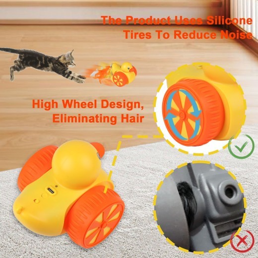 Keep Your Cat Entertained and Active with the Smart Laser Toy The Funny Cat Smart Laser Toy is an innovative and entertaining solution to keep your cat engaged and active. Featuring a USB charging design, this smart cat toy is not only fun but also eco-fr