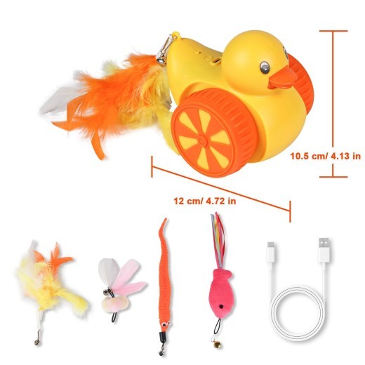 Keep Your Cat Entertained and Active with the Smart Laser Toy The Funny Cat Smart Laser Toy is an innovative and entertaining solution to keep your cat engaged and active. Featuring a USB charging design, this smart cat toy is not only fun but also eco-fr