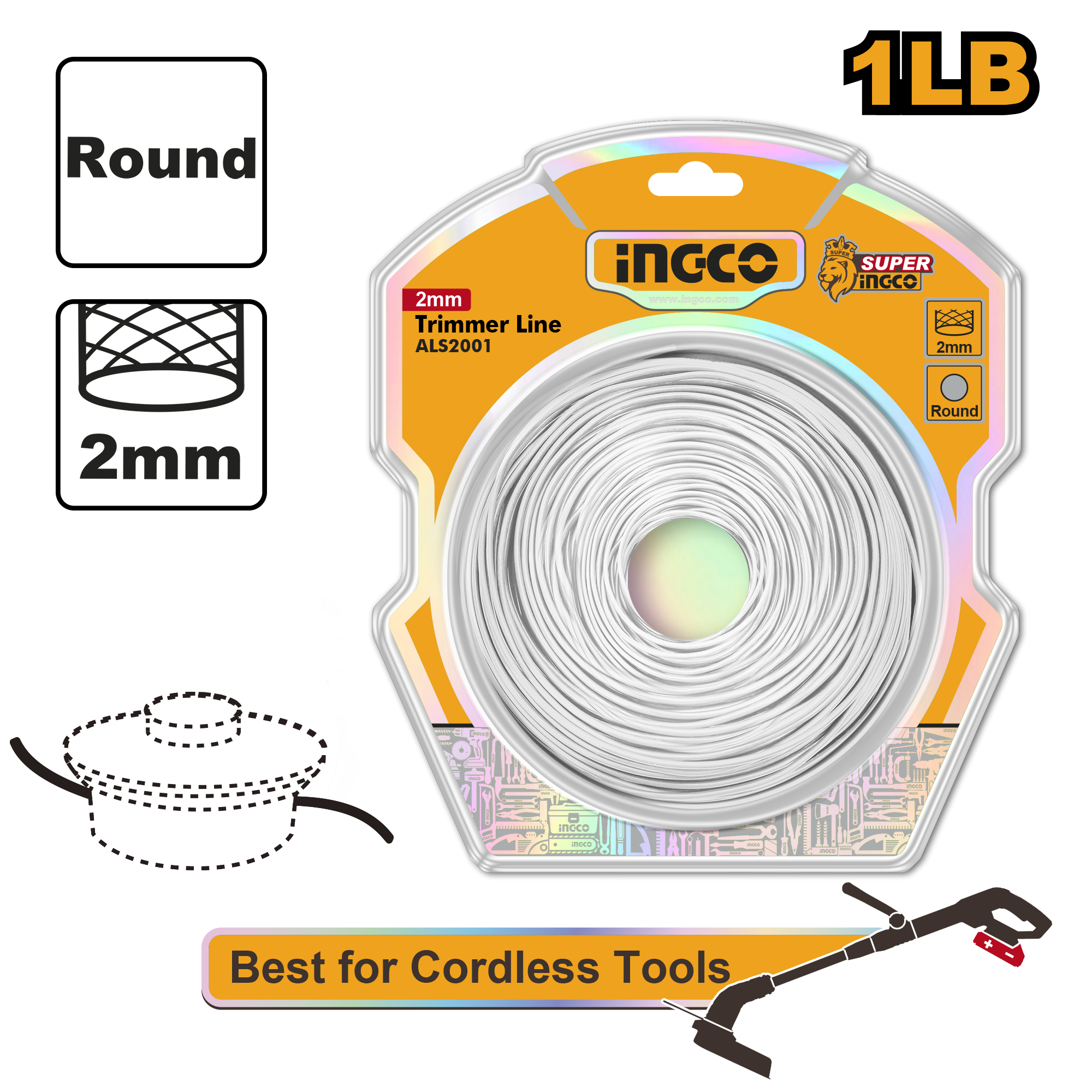 Explore our 2mm trimmer line in a 1LB spool, designed for durability and efficiency. Perfect for all your trimming needs, this line ensures your trimmer performs at its best for a well-maintained garden.