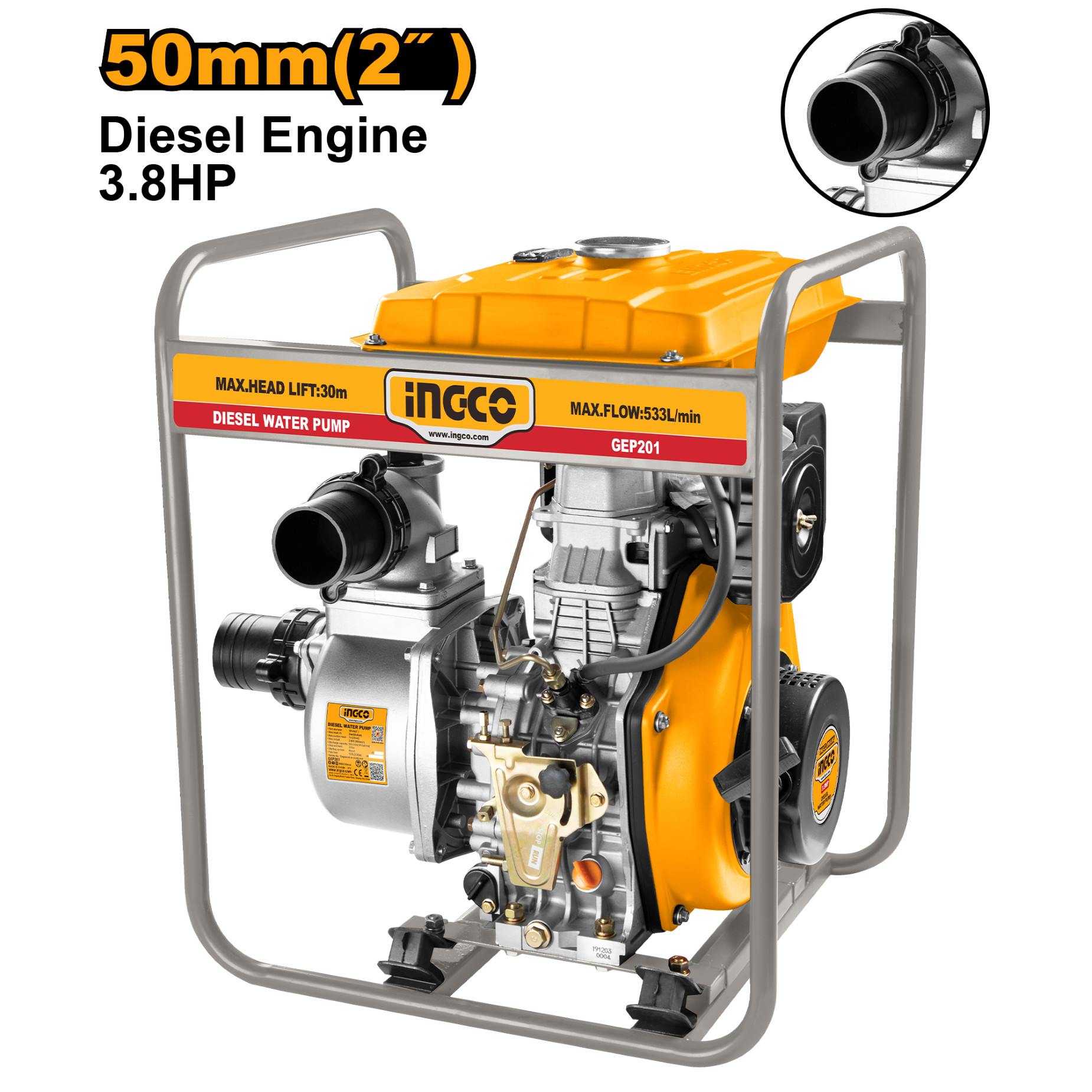 Discover our diesel water pump, designed for high-performance water transfer in agricultural, industrial, and construction applications.