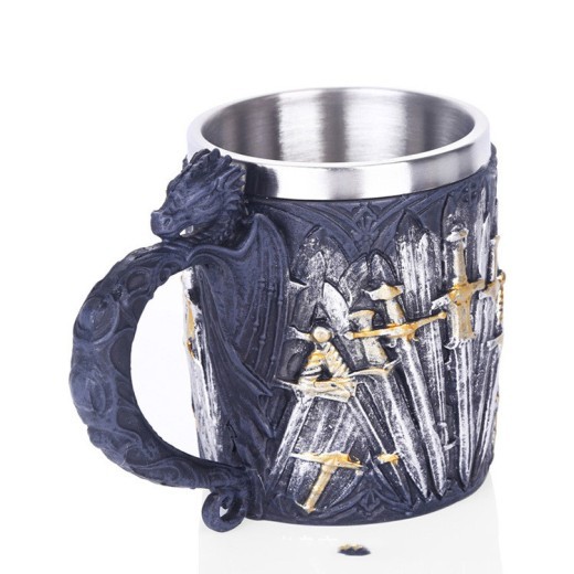 Shop the Mug Beer Mug Holy Sword Black Mug Water Cup – a unique, high-quality drinkware with a fantasy sword handle. Perfect for beer, tea, coffee, and more. A must-have for collectors in New Zealand.
