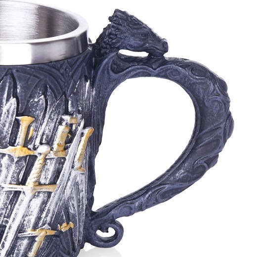 Shop the Mug Beer Mug Holy Sword Black Mug Water Cup – a unique, high-quality drinkware with a fantasy sword handle. Perfect for beer, tea, coffee, and more. A must-have for collectors in New Zealand.
