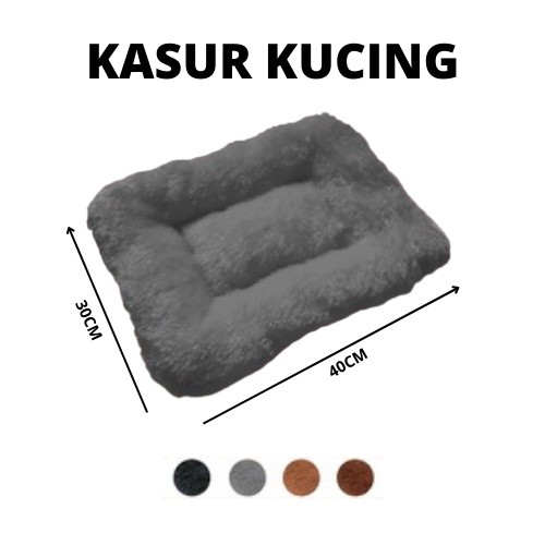 Cama para gatos con base de piel de raso gruesa