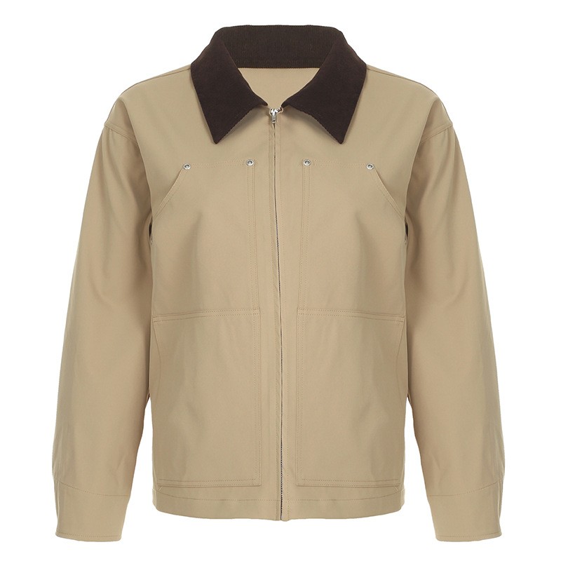 Chaqueta tipo cárdigan de frivolité para chica, informal, holgada y nueva de invierno