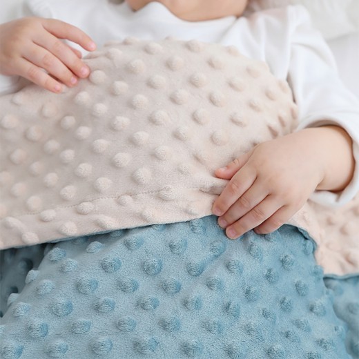Manta de bebé para niñas, súper suave, de doble capa y con reverso de lunares. Manta suave para bebé con reverso de lunares. Mantas para envolver a bebés recién nacidos, niños y niñas. Manta de recepción para niños pequeños.