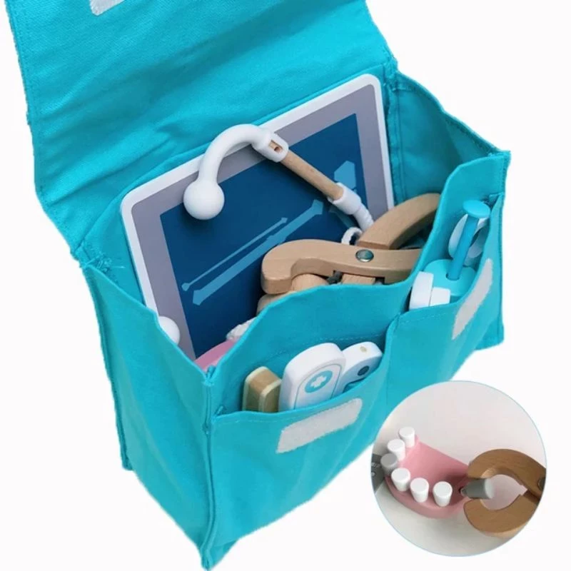 Explore the Wooden Doctor Set with Bag for kids in New Zealand! This educational toy promotes imaginative play, empathy, and learning with high-quality, eco-friendly materials. Perfect for birthdays and holidays!