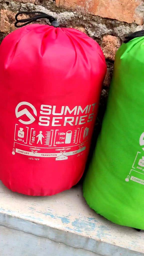 Saco de dormir de forro polar para exteriores, saco de dormir de forro polar grueso, serie Summit, suave, cálido y para acampar.