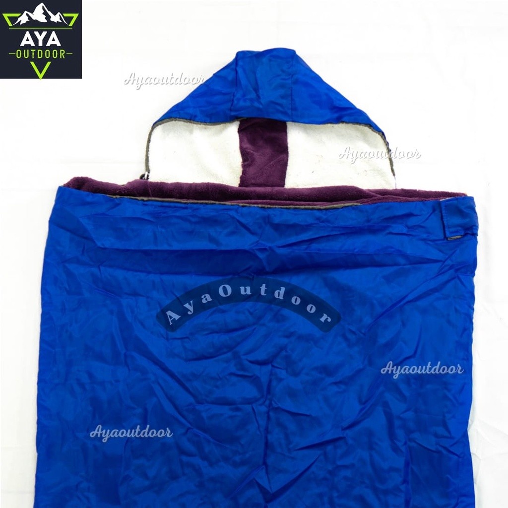 Saco de dormir de forro polar para exteriores, saco de dormir de forro polar grueso, serie Summit, suave, cálido y para acampar.