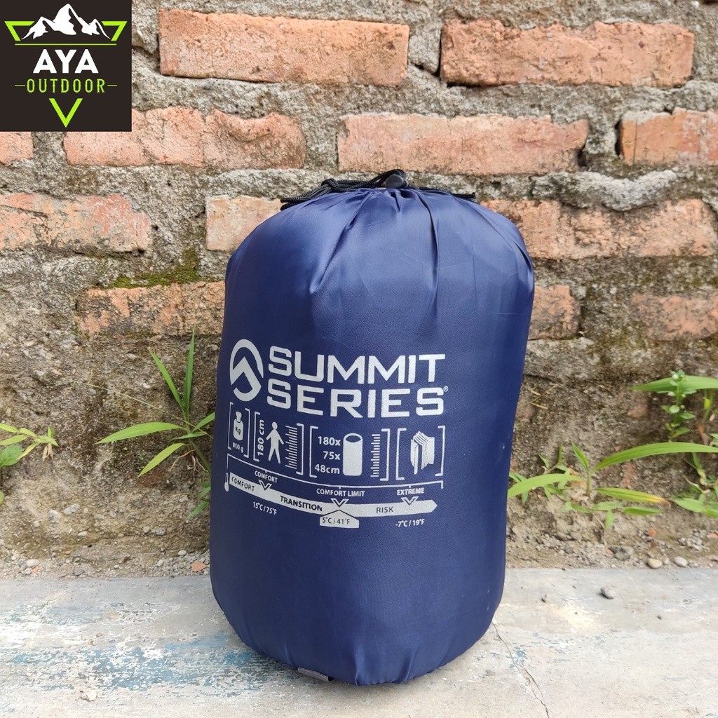 Saco de dormir de forro polar para exteriores, saco de dormir de forro polar grueso, serie Summit, suave, cálido y para acampar.