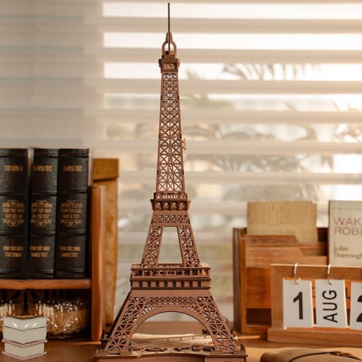 Buy the Rolife Night of the Eiffel Tower 3D wooden puzzle with 4 light shows. Perfect for gift-giving or home decoration, this intricate wooden model creates a stunning Eiffel Tower display with illuminated light effects. Perfect for puzzle enthusiasts an