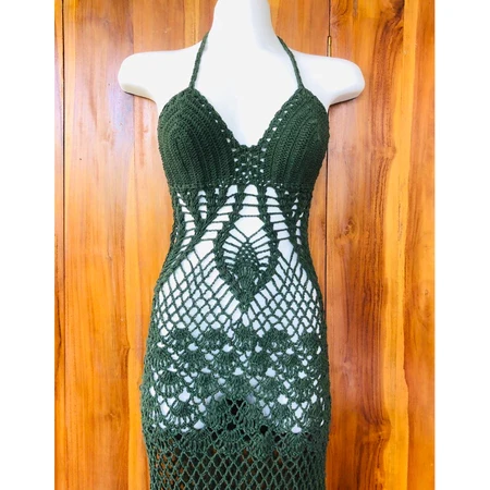 Vestido de bikini de punto para verano