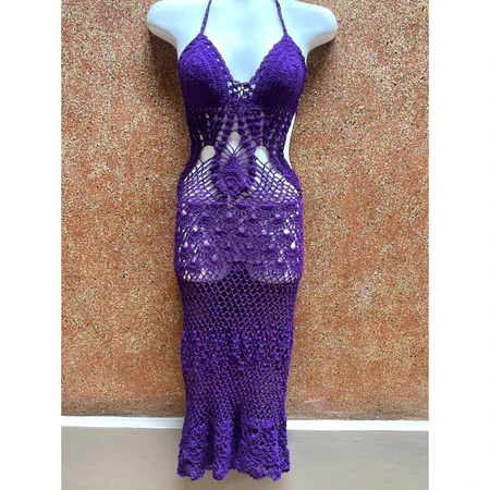 Vestido de bikini de punto para verano