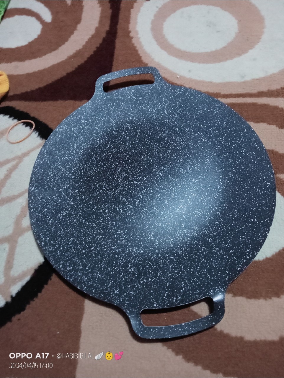 (SS) Sartén para parrilla de barbacoa, herramientas coreanas para asar, sartén redonda antiadherente multiusos