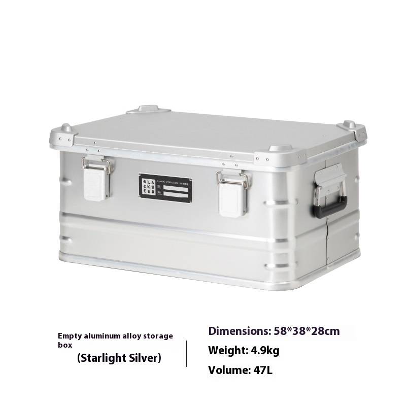 Keep your camping gear organized and secure with the Outdoor Aluminum Alloy Storage Box. Durable, lightweight, and portable, it’s the ideal solution for wild camping, vehicle-mounted storage, and outdoor adventures.