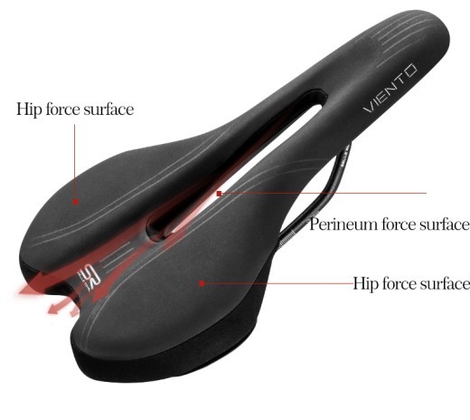 Cojín hueco para bicicleta