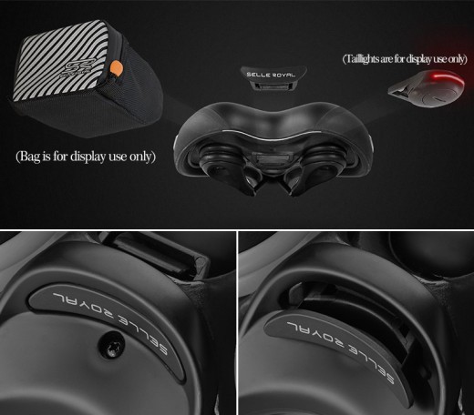 Cojín hueco para bicicleta