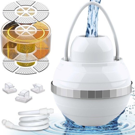 Filtro de bañera Tesoro de baño Filtro de ducha colgante sin instalación