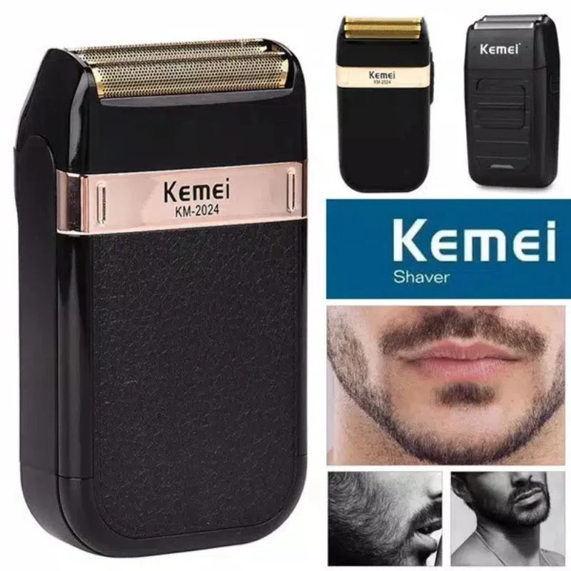Experience a close, smooth shave with the KEMEI KM-2024 Shaver Waterproof Tool. Perfect for both wet and dry shaving, this durable, ergonomic beard trimmer offers precision, convenience, and long battery life.