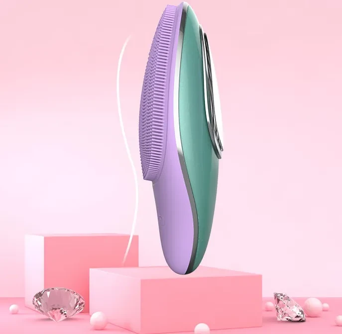 Achieve clear, glowing skin with the Cleansing Device Pore Cleaner Silica Gel Electric. This advanced electric pore cleaner uses gentle silica gel to remove dirt, oil, and blackheads, giving you a fresh and rejuvenated complexion.