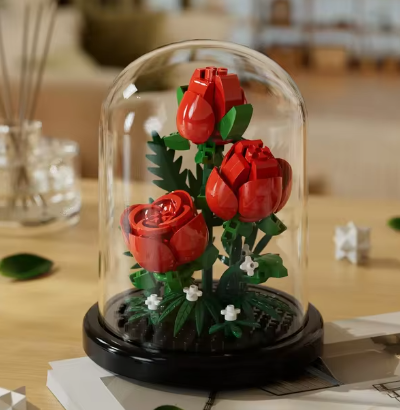 Bring beauty and creativity to your home with the Flower Bouquet Bonsai Building Blocks. This artificial plastic plant toy is perfect for kids' creative play, home decoration, and as a birthday gift.