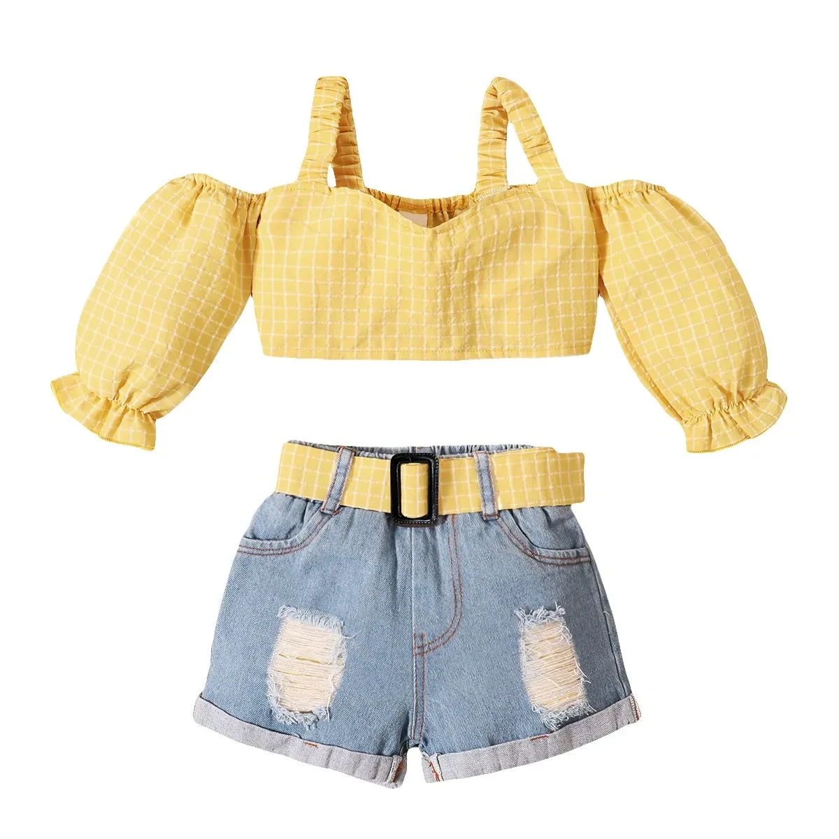 Vestido elástico sin mangas para niña y niño