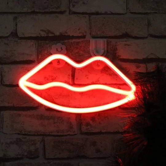 Lips LED Neon Light