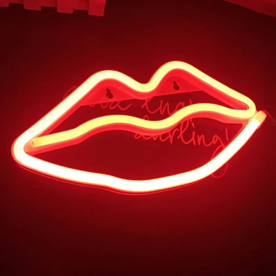 Lips LED Neon Light