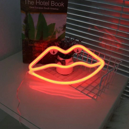 Lips LED Neon Light