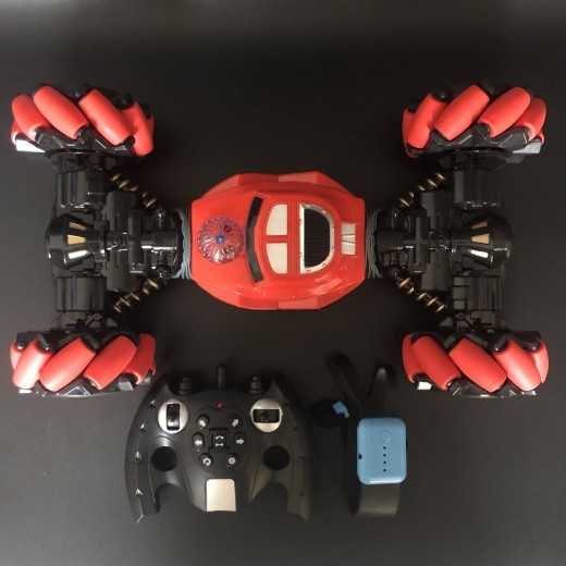 Coche acrobático con control remoto de escalada, detección de gestos, giros, todoterreno, luz, música, derrape, baile lateral, coche RC