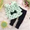 Conjunto de lazo de amor para niña
