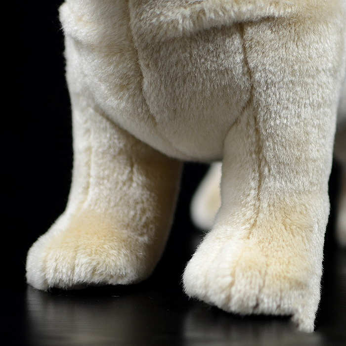 Juguete de peluche de perro de imitación, bonito animal, regalo