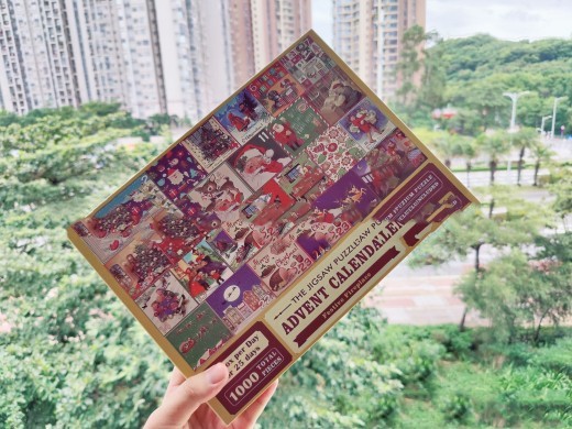 Cuenta regresiva de rompecabezas para regalo de Navidad