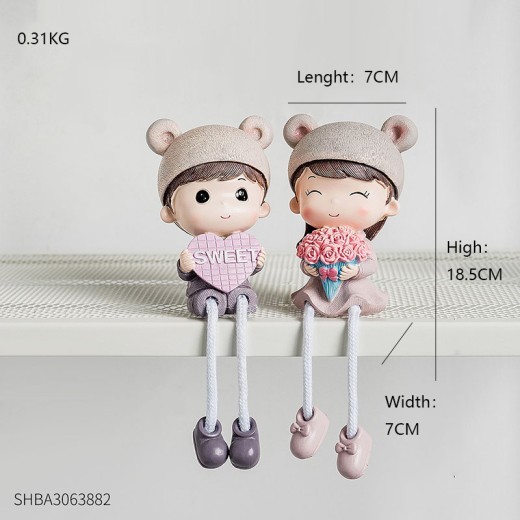 Decoración de habitación con forma de corazón de niña