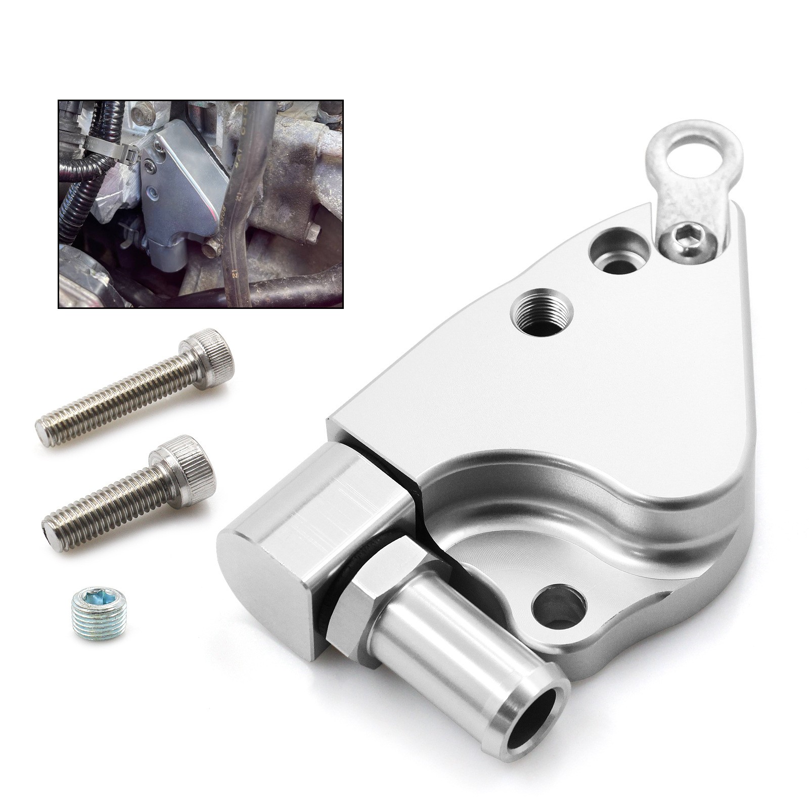 Adaptador de refrigerante para colector de admisión de intercambio serie K para K20 y K24