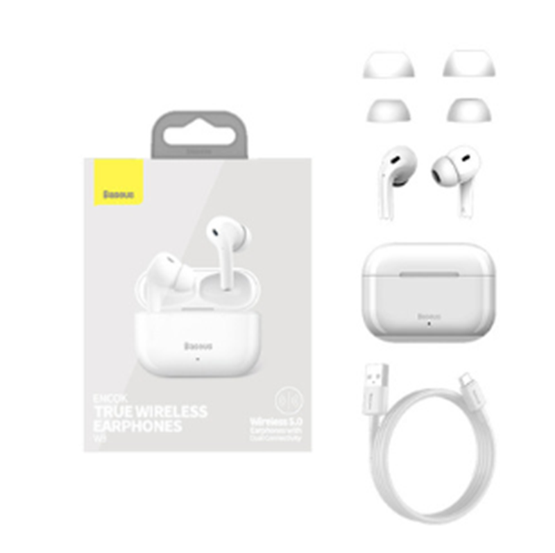 Auriculares con cancelación de ruido y conmutación monoaural dual, resistentes al agua y con activación por sonido.