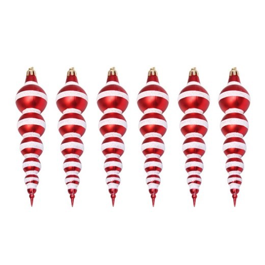 Bola de calabaza pintada de 14 cm para decoración navideña