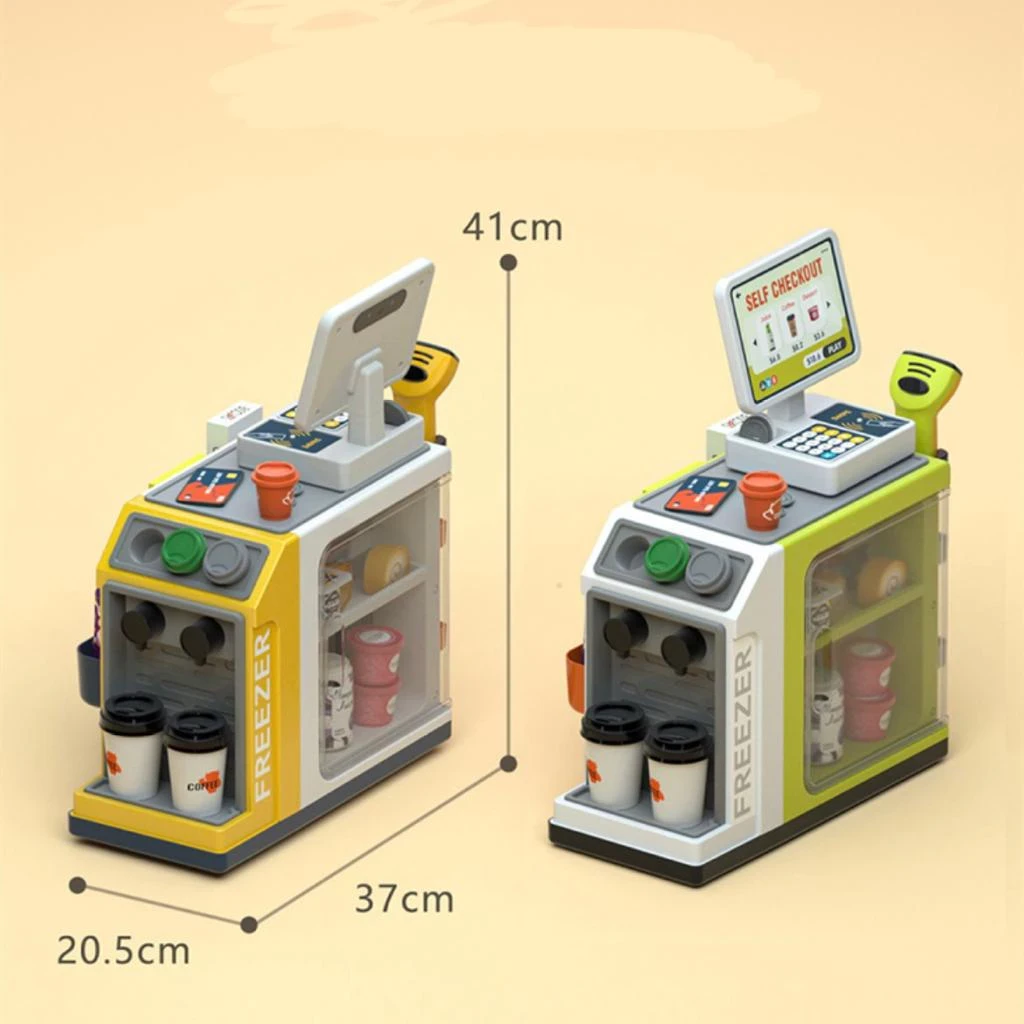 [TMA] Juego de juguetes para niños de supermercado, escáner de cajero, simulación de cajero, venta de compras de supermercado, juegos de compras