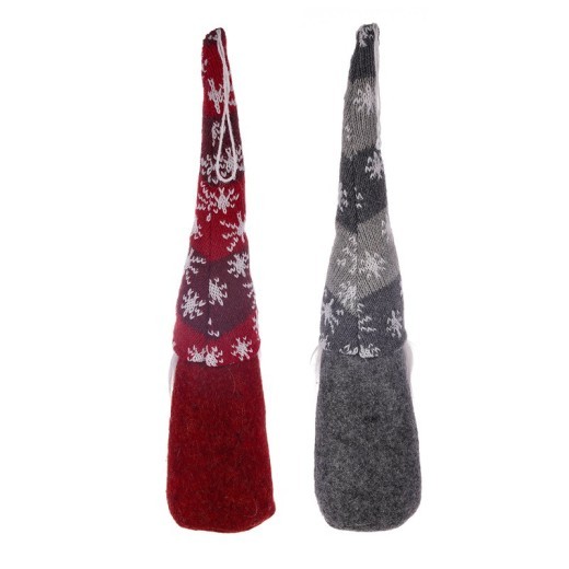 Decoración navideña Muñeca de cuerpo largo sin rostro Colgante de anciano