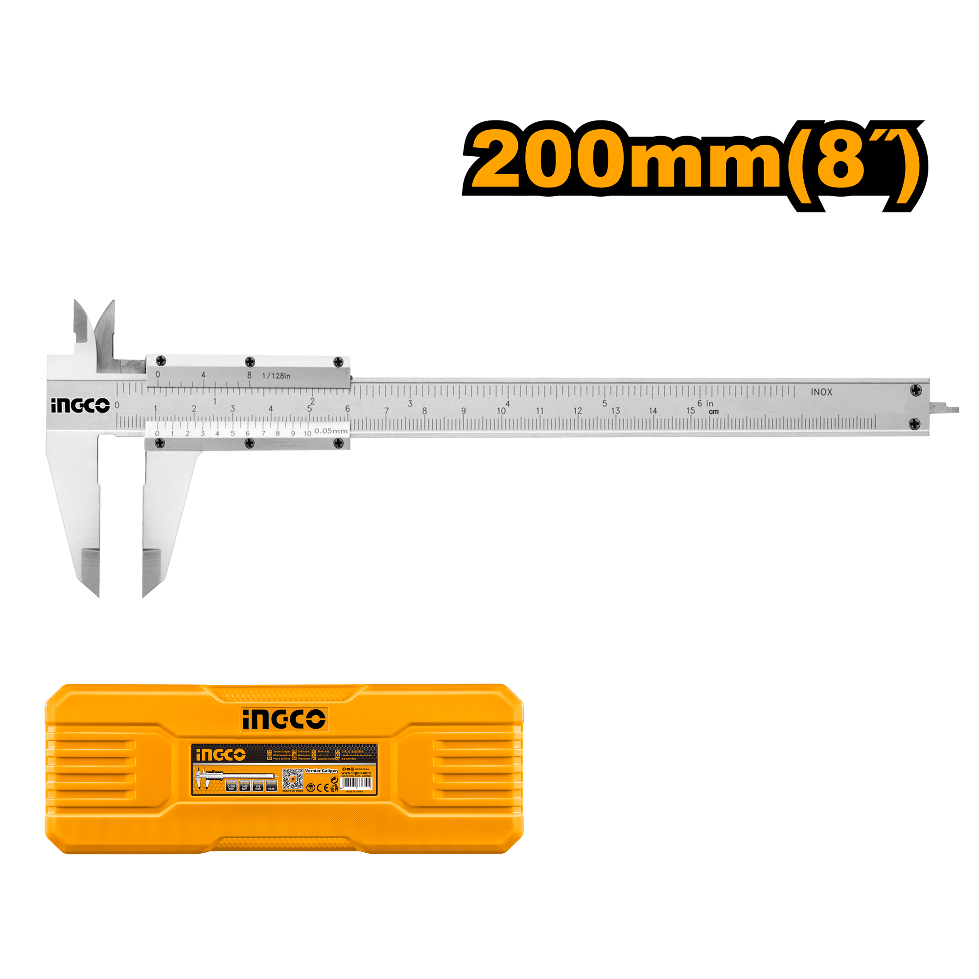 Calibrador Vernier 200mm/8