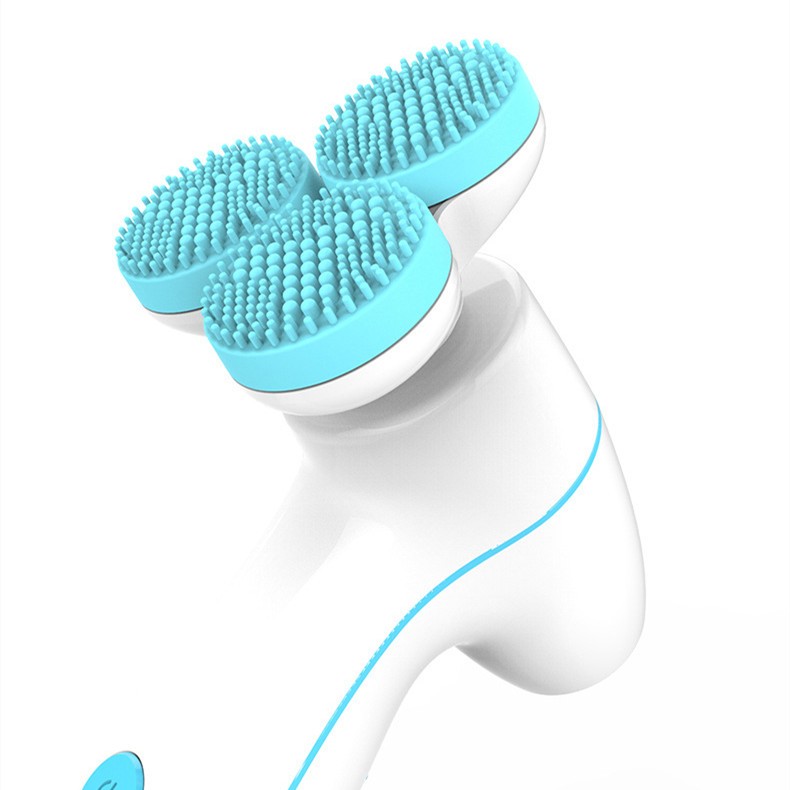 Limpiador de masaje inteligente 3D Limpiador eléctrico Limpiador facial eléctrico de silicona