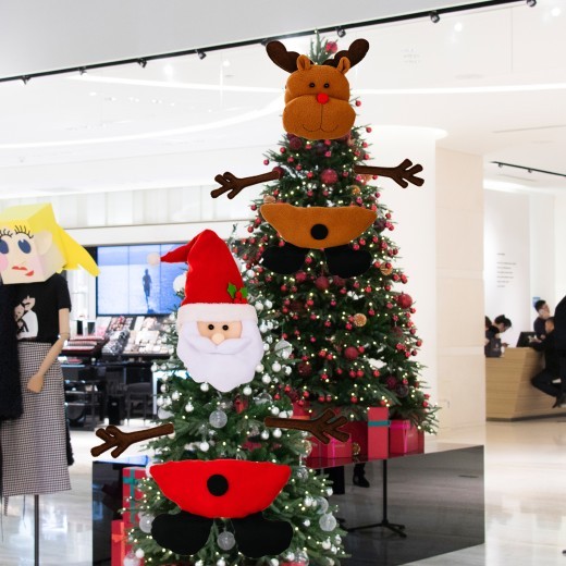 Adornos colgantes para la copa del árbol de Navidad para decorar