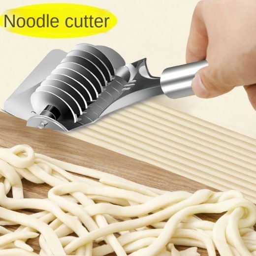 Cortador manual de fideos, máquina para hacer fideos con rodillo de acero inoxidable, máquina para amasar fideos de comida rápida, herramientas para pasta, utensilios de cocina