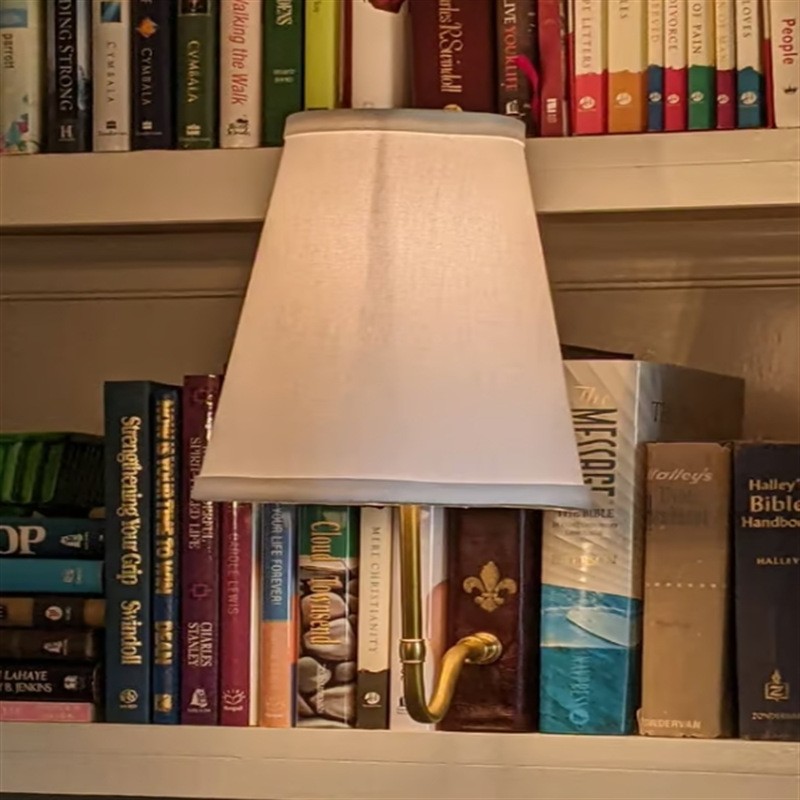Lámpara literaria clásica navideña Lámpara de libro creativa