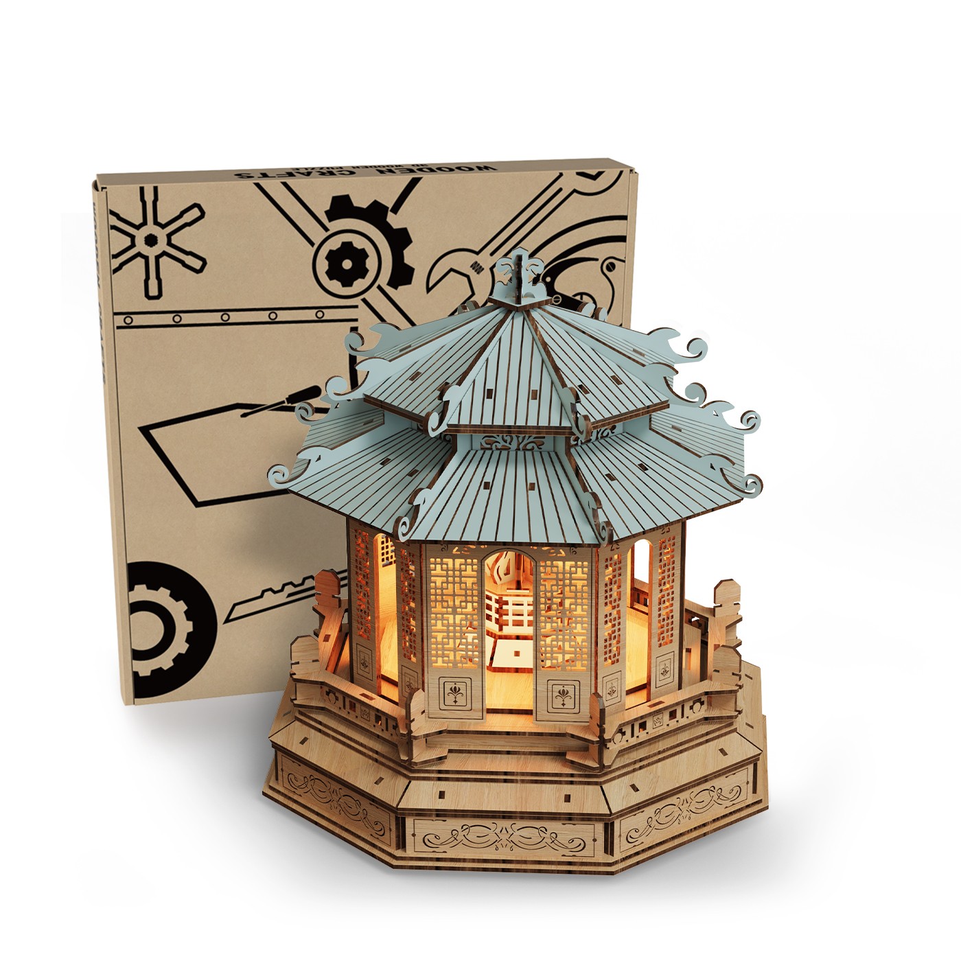 Luz de vela enjoyada