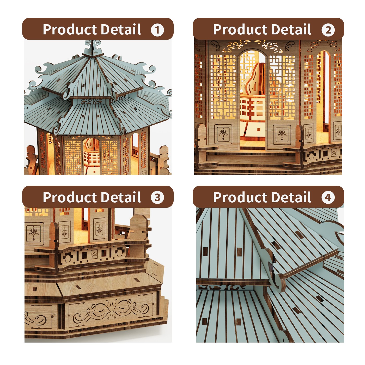 Luz de vela enjoyada