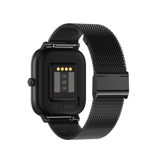 Pulsera inteligente con control remoto, frecuencia cardíaca, ECG, presión arterial, oxígeno en sangre y música.