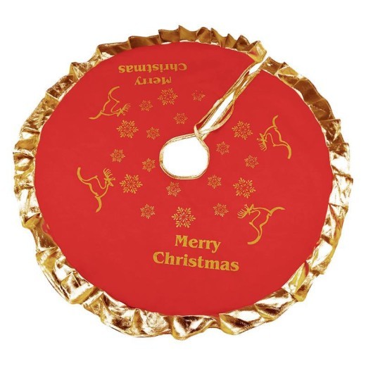 Decoraciones navideñas Falda para árbol de Navidad Falda para árbol de carruaje de ciervo