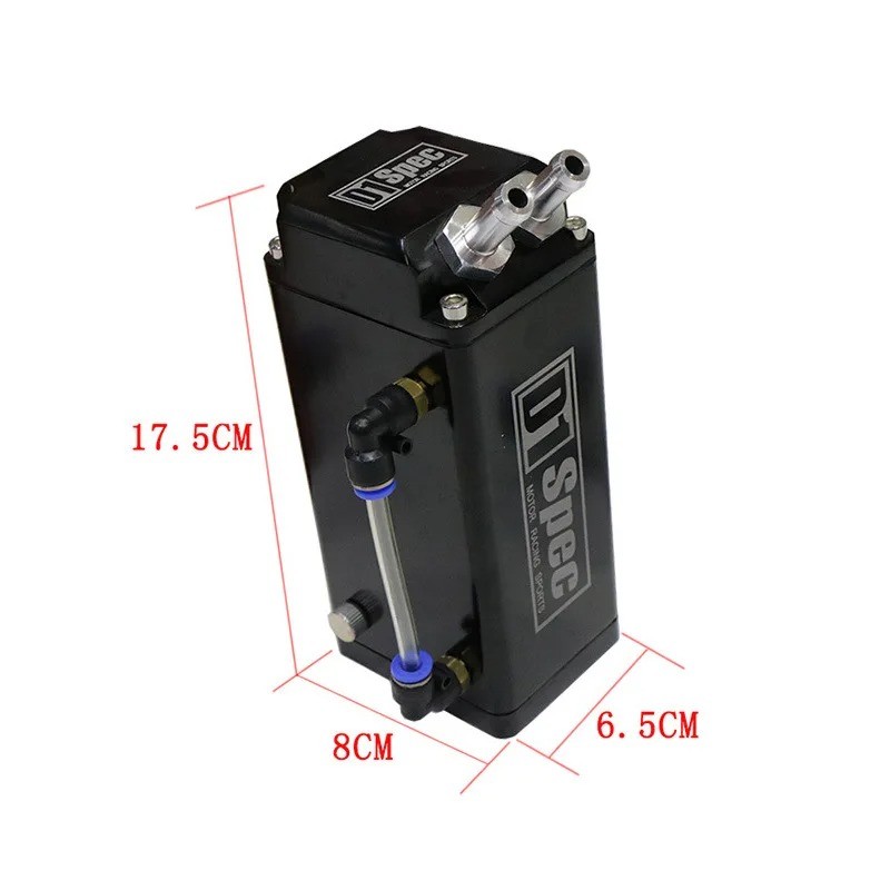 Tubo de escape de admisión secundaria del automóvil Olla perforada modificada Olla de aceite del motor TANQUE DE RECOGIDA DE ACEITE