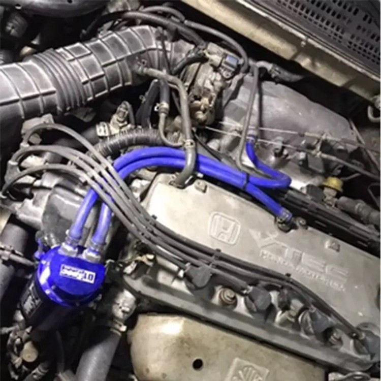 Tubo de escape de admisión secundaria del automóvil Olla perforada modificada Olla de aceite del motor TANQUE DE RECOGIDA DE ACEITE